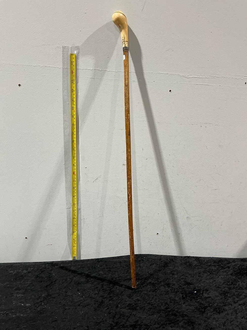 Lot 290: Bone Handled Walking Cane, Late 19th Century