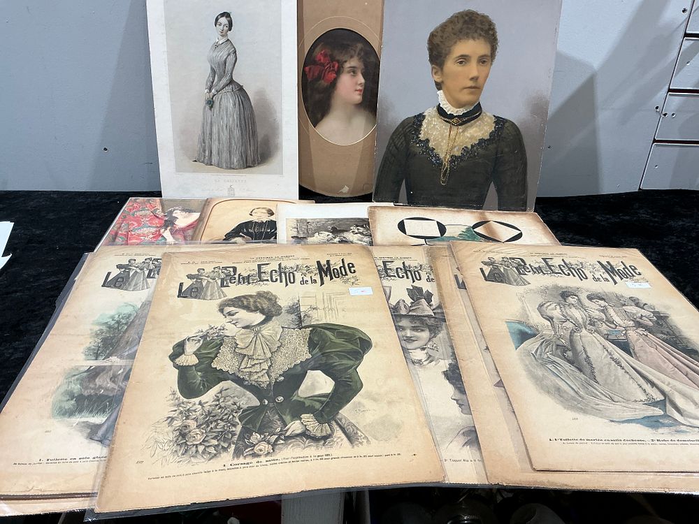 Lot 356: VARIOUS], Le Petit Echo de la Mode and a Collection of Victorian Fashion Prints, Periodical Issues, c. 1895-1896
