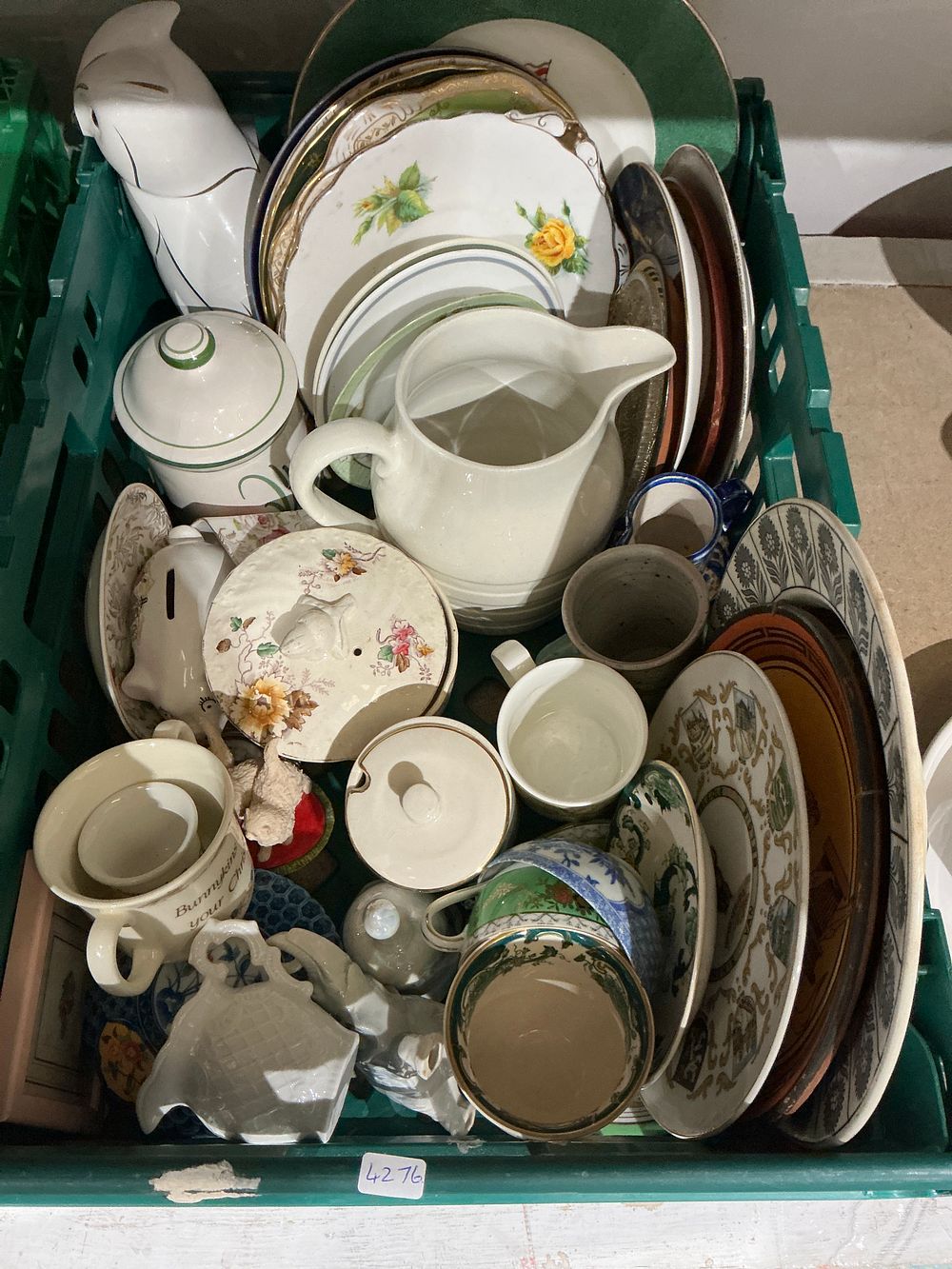 Lot 365: A Large Collection of Assorted Ceramics and Porcelain Tableware including Crown Ducal, Maling, and Nursery Ware

Category: Ceramics