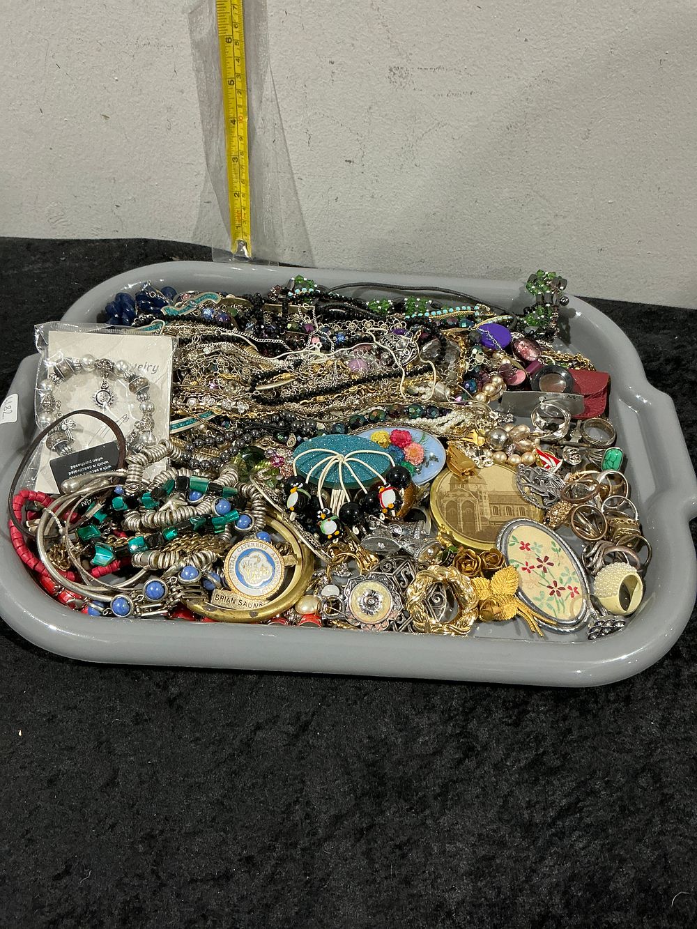 Lot 358: Mixed Metal Costume Jewellery Collection, Assorted Vintage and Modern Styles