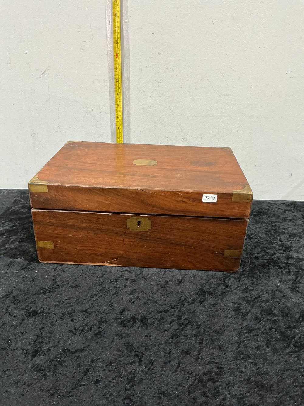 Lot 227: A Victorian Brass-Bound Mahogany Writing Slope