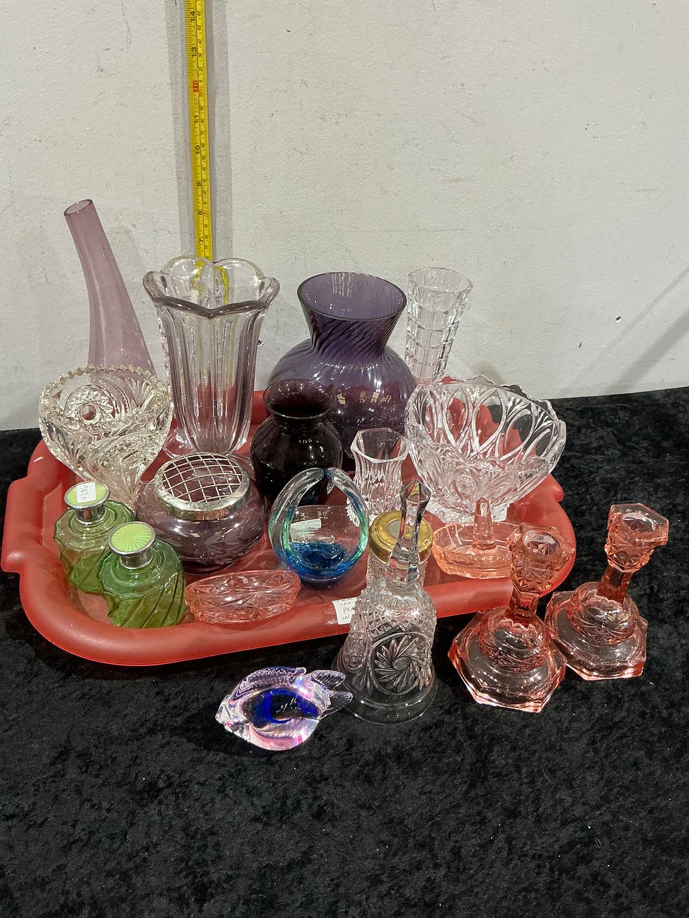 Lot 391: A Comprehensive Collection of Assorted Vintage and Antique Glassware, Art Glass, and Cut Crystal