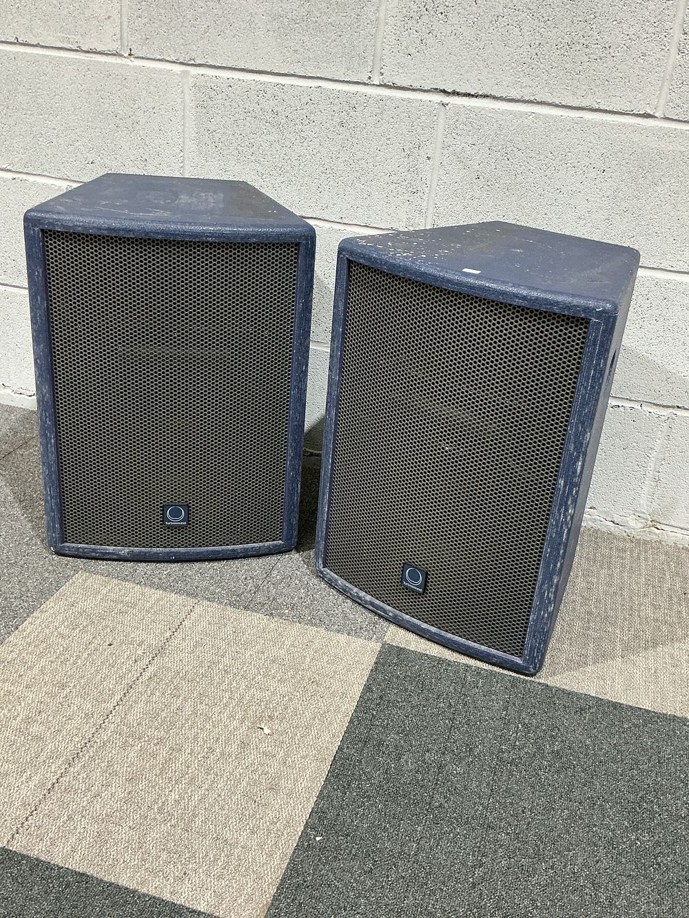 Lot 176: A Pair of Turbosound TXD-121 Passive Loudspeakers