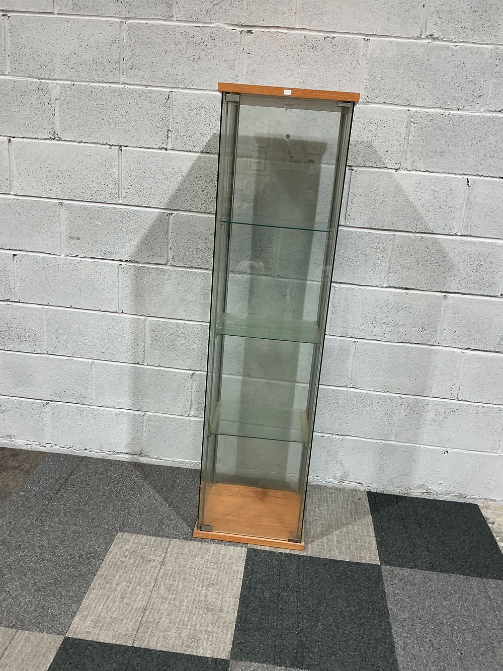 Lot 202: A contemporary minimalist glazed display cabinet