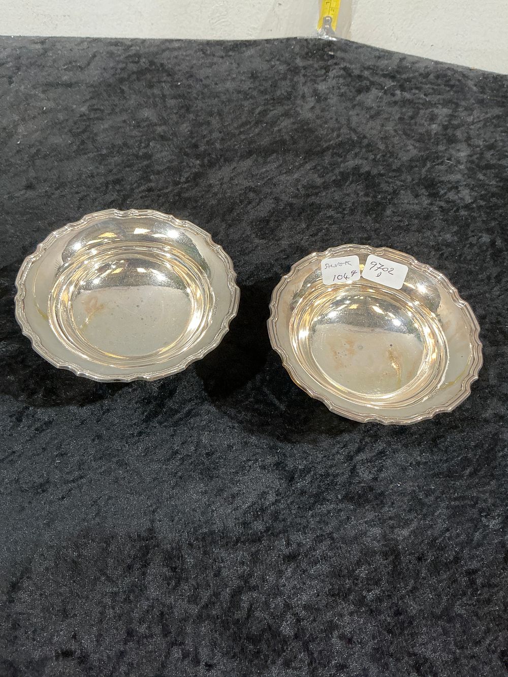 Lot 233: A Pair of George V Sterling Silver Chippendale Style Dishes by Mappin and Webb Birmingham 1926