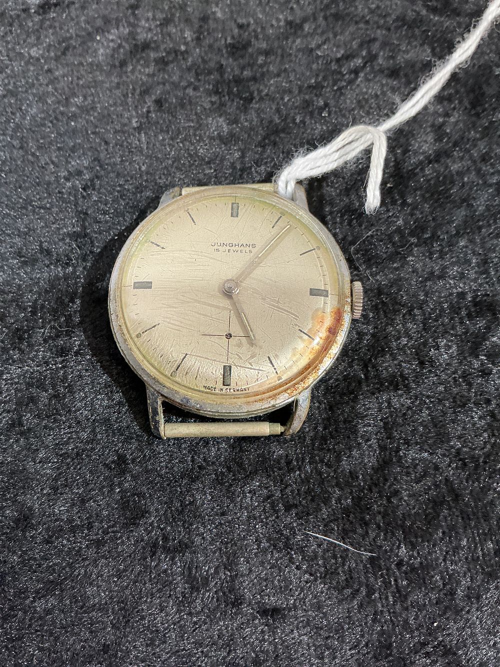 Lot 241: Junghans 15 Jewels Manual Wind Wristwatch with Sub-Second Dial