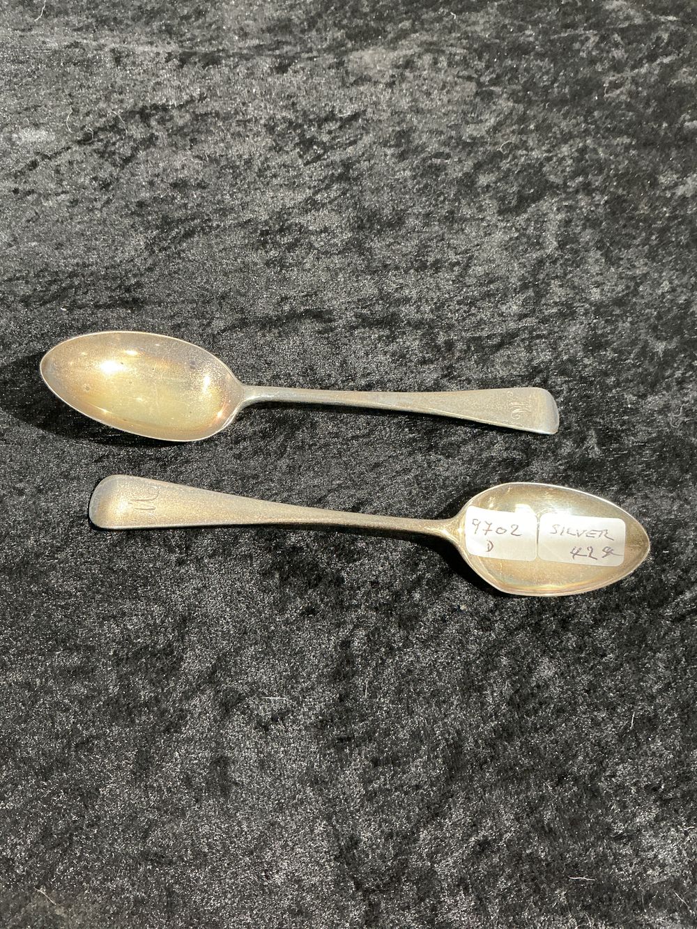 Lot 244: Two Victorian Sterling Silver Dessert Spoon