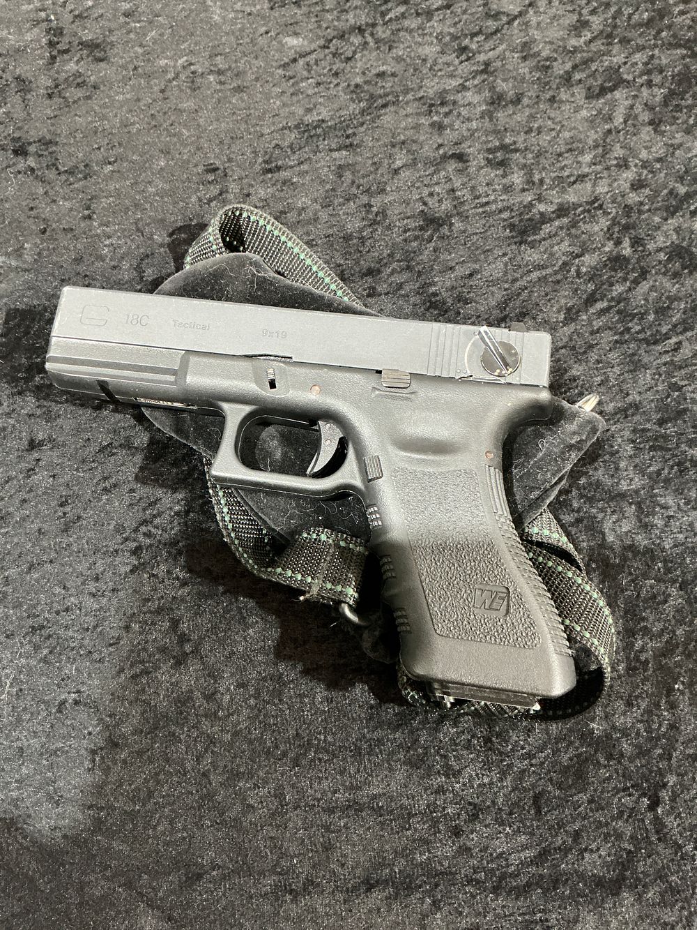 Lot 248: WE-Tech 18C Tactical Airsoft Pistol