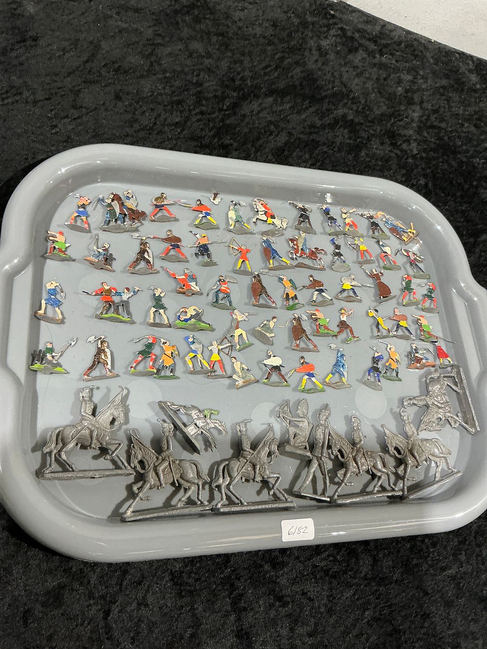 Lot 255: A Collection of Medieval Style Flat-Cast Figures
