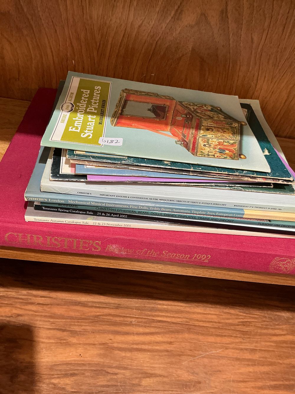Lot 269: A Collection of Auction Catalogues and Art Reference Books including Christie's, Sotheby's, and Bonhams