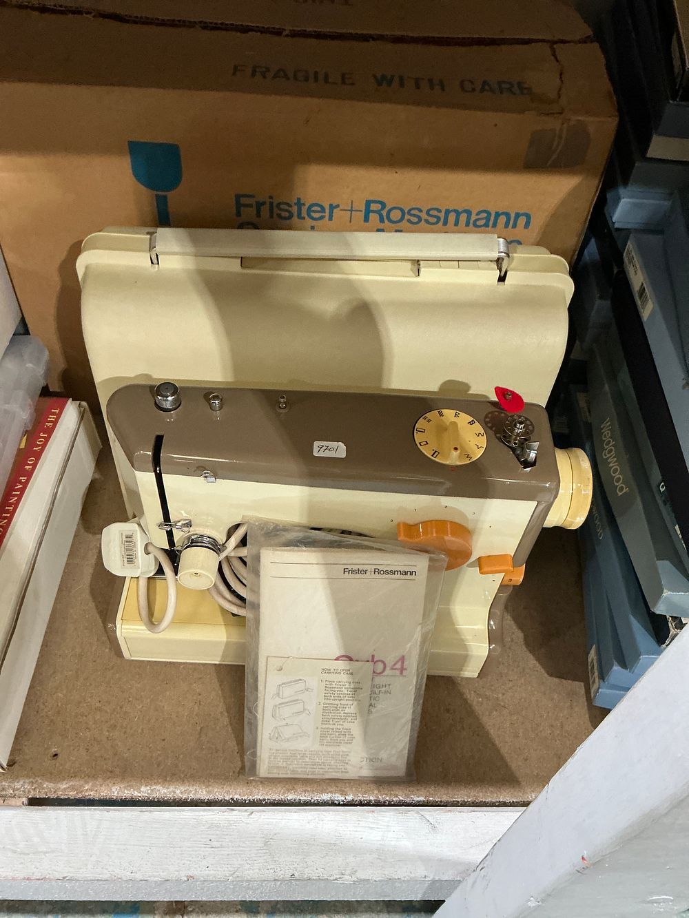 Lot 292: A Frister+Rossmann Cub 4 Portable Electric Sewing Machine