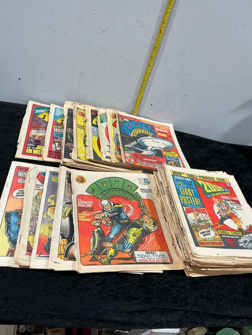 Lot 359: A Collection of 2000 AD and Tornado British Science Fiction Comic Anthologies, 1979
