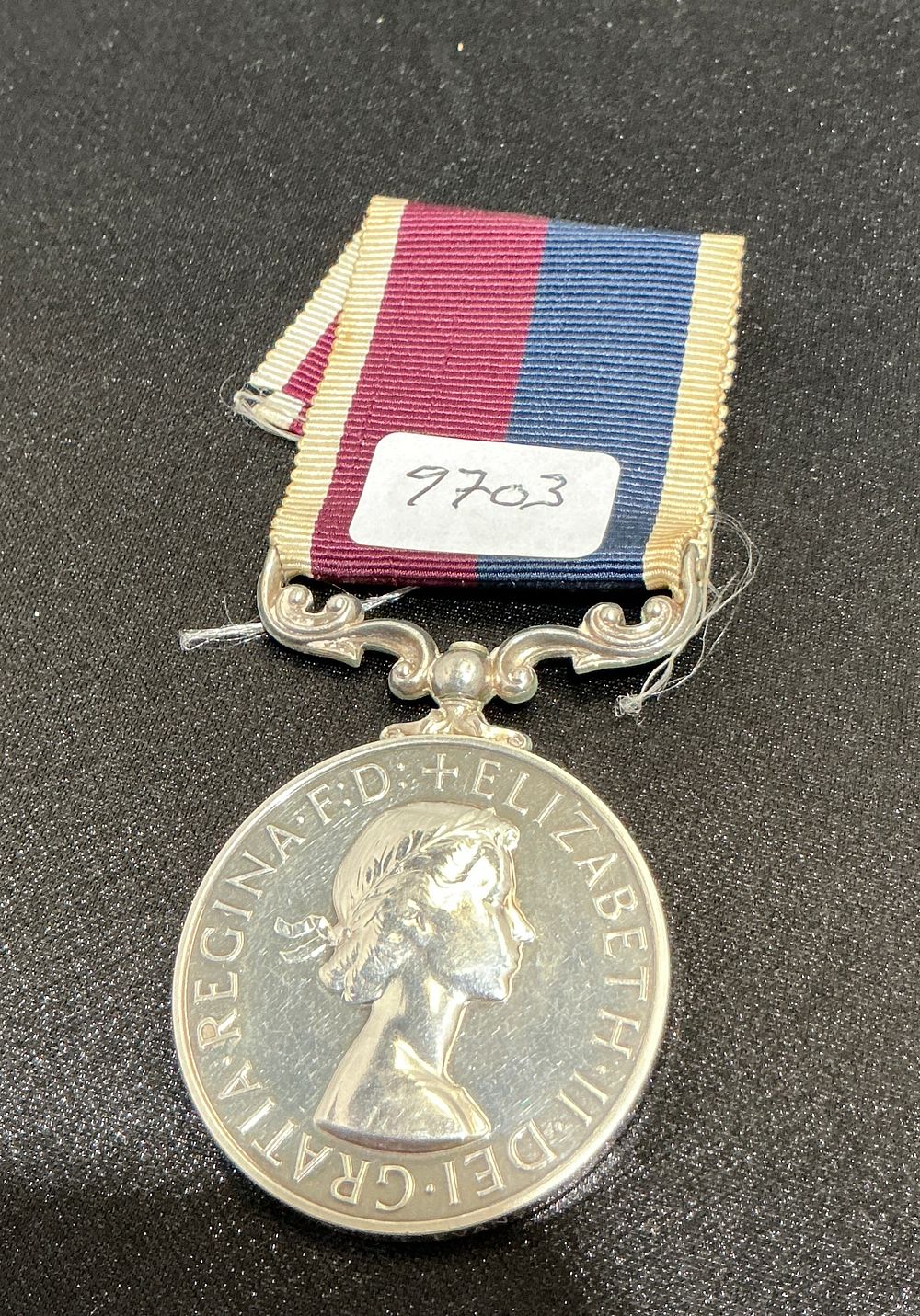 Lot 290: A Royal Air Force Long Service and Good Conduct Medal, Elizabeth II Issue, Named to Corporal B. T. Evans