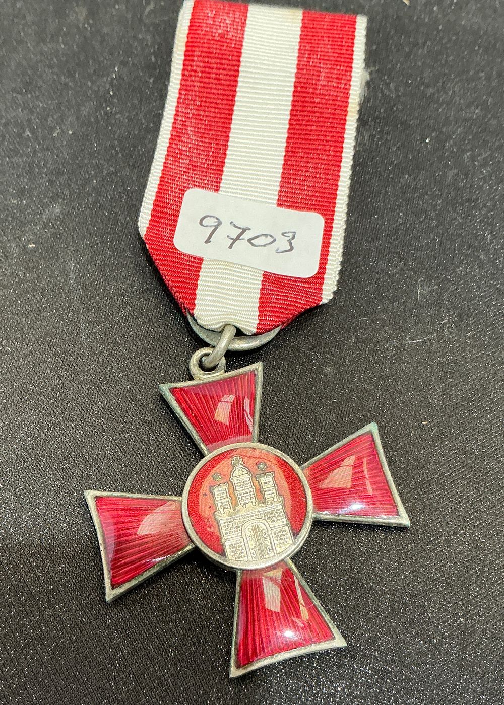 Lot 366: Hamburg Hanseatic Cross 1914