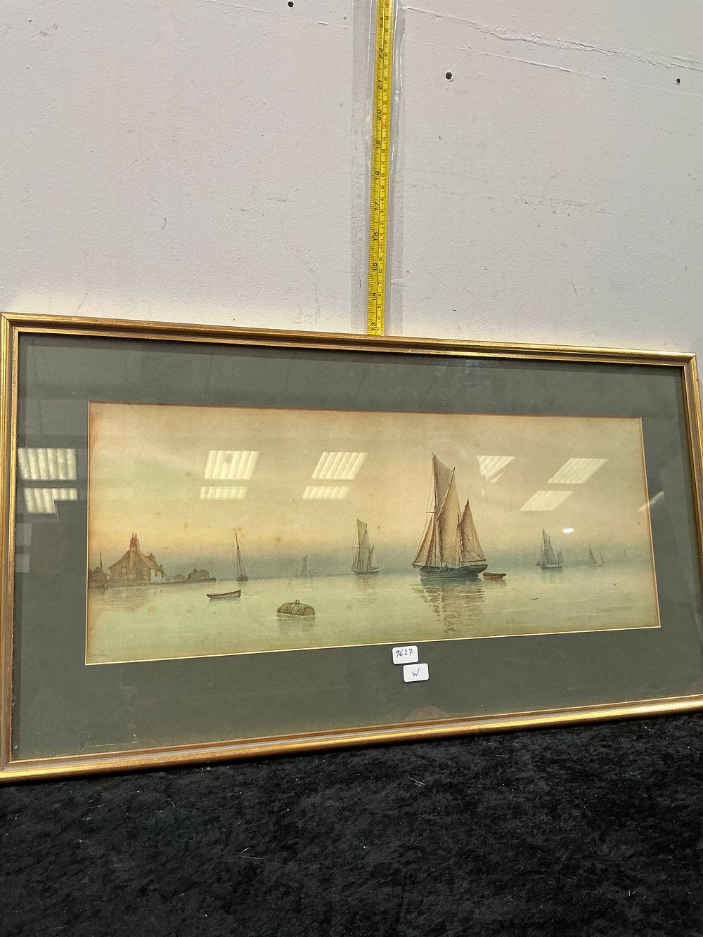 Lot 395: Garman Morris (British, fl. 1900-1930), Nautical Scene with Sailing Vessels