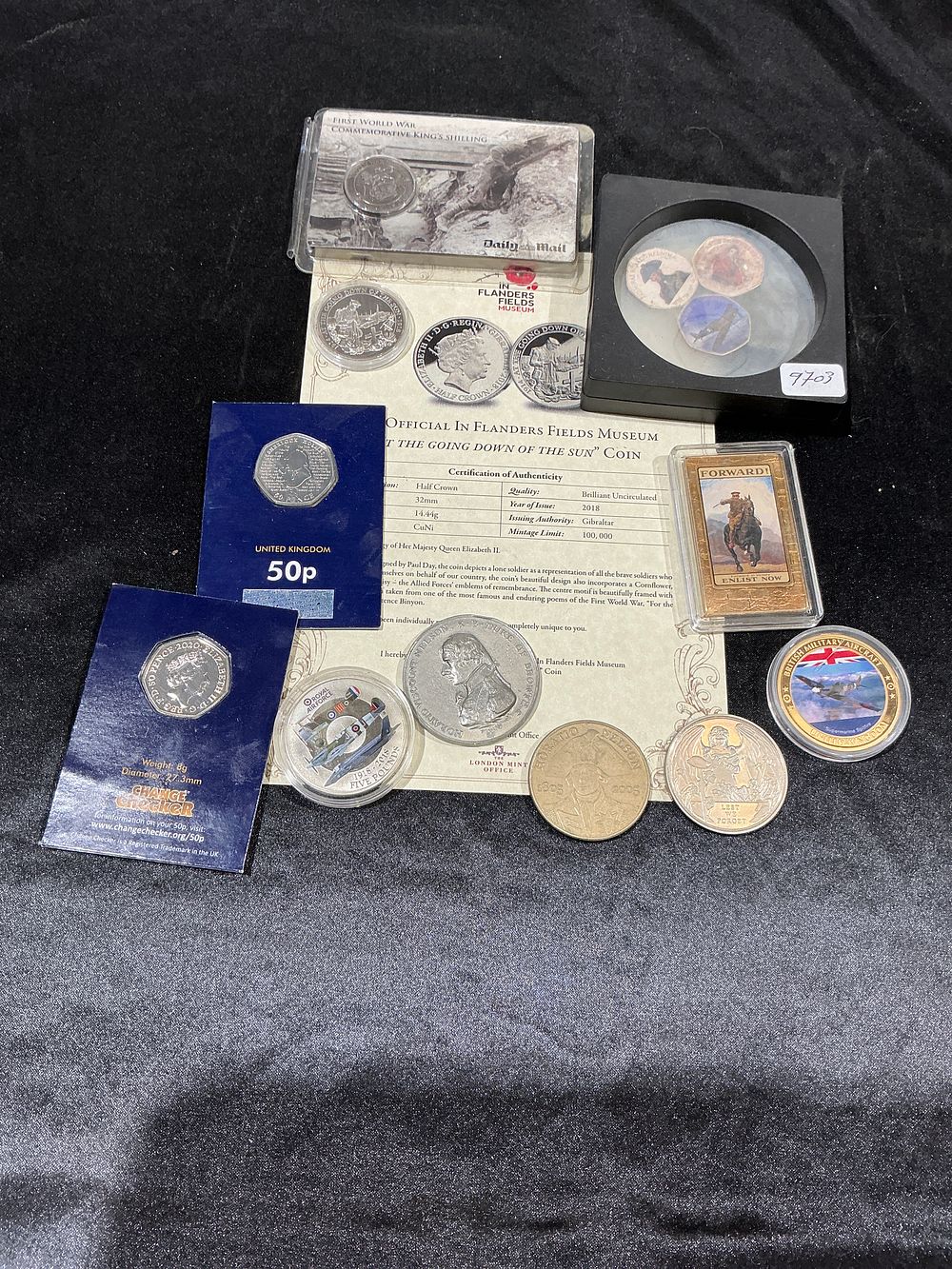 Lot 429: A Lot of UK and Gibraltar Commemorative Coins and Medals, Base Metal
