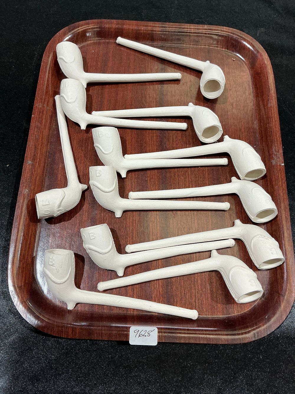 Lot 430: A Collection of Old German Kaolin Clay Tobacco Pipes