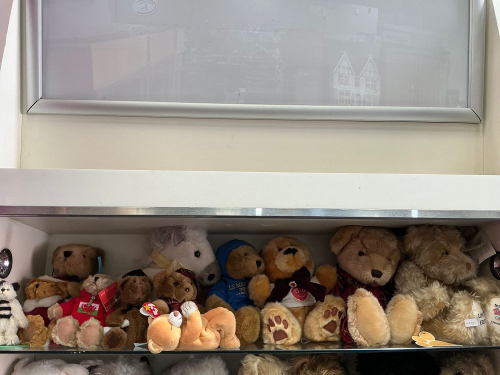 Lot 212: An Assortment of Plush Toys and Teddy Bears including Ty Beanie Babies and an Athens 2004 Olympic Games Souvenir Bear