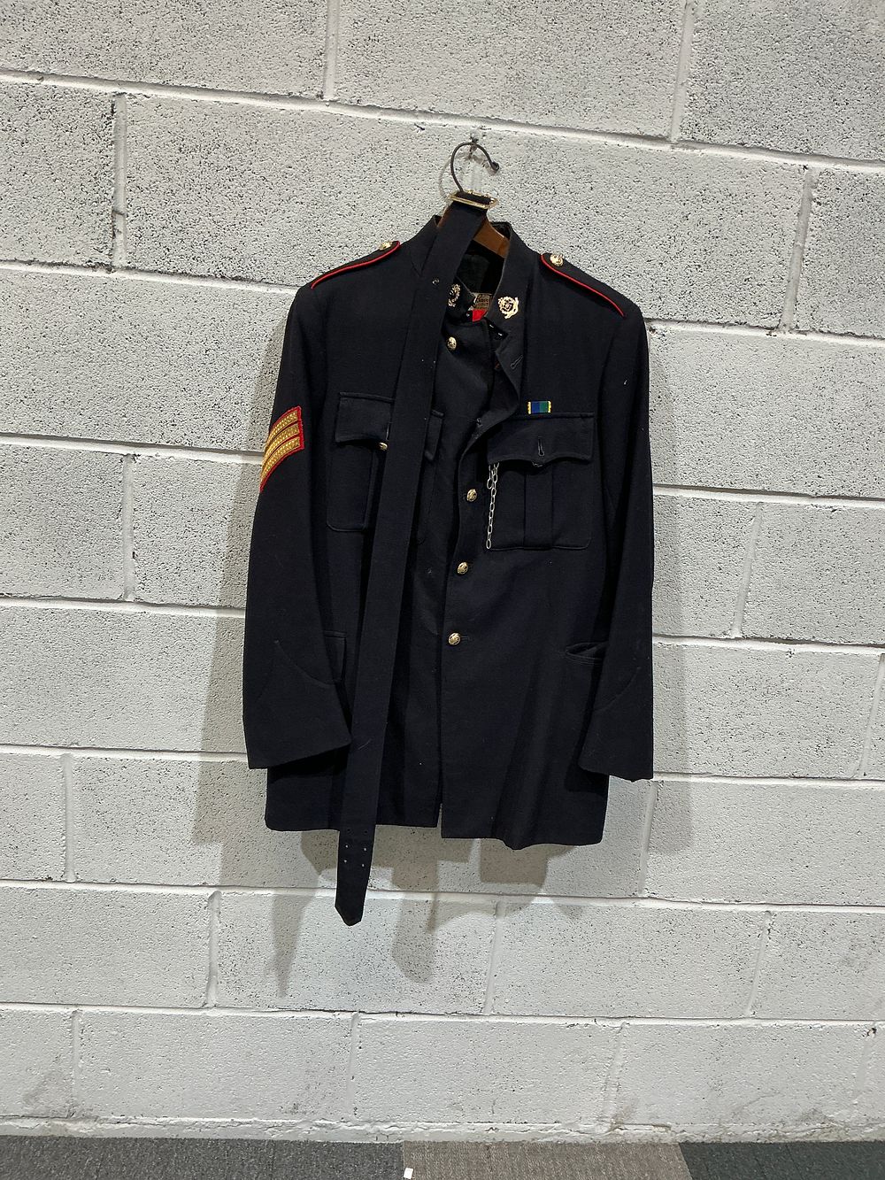 Lot 242: British Fire Service Station Officer Service Dress Tunic