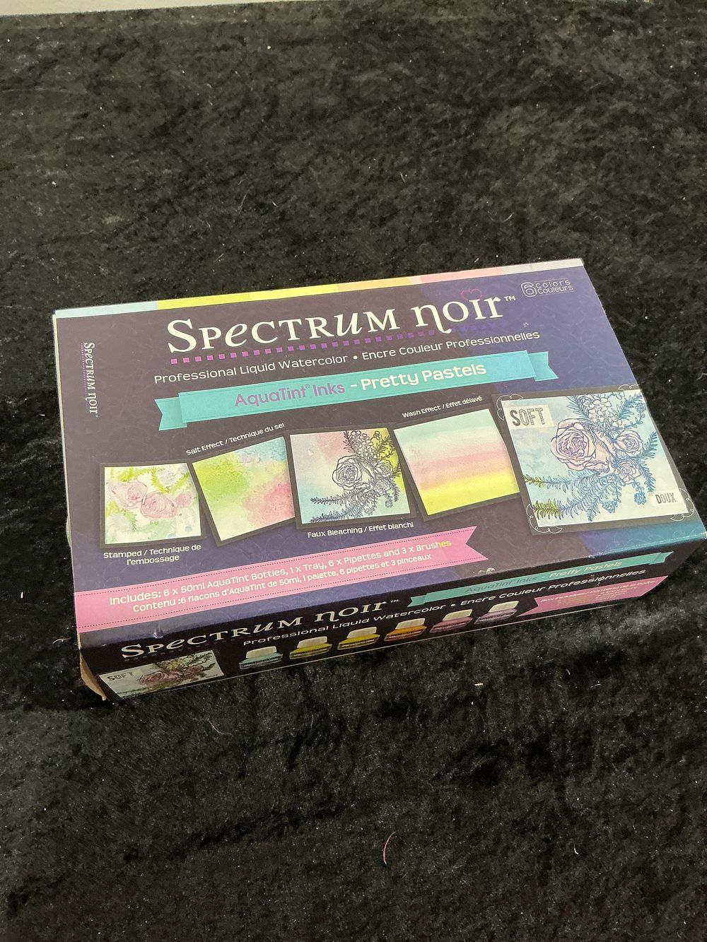 Lot 154: New Spectrum Noir AquaTint Inks Pretty Pastels Professional Liquid Watercolour Set