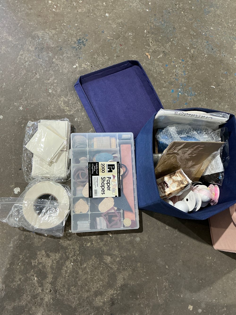 Lot 213: Assortment of Papermania and Craftalayers Scrapbooking and Card Making Supplies