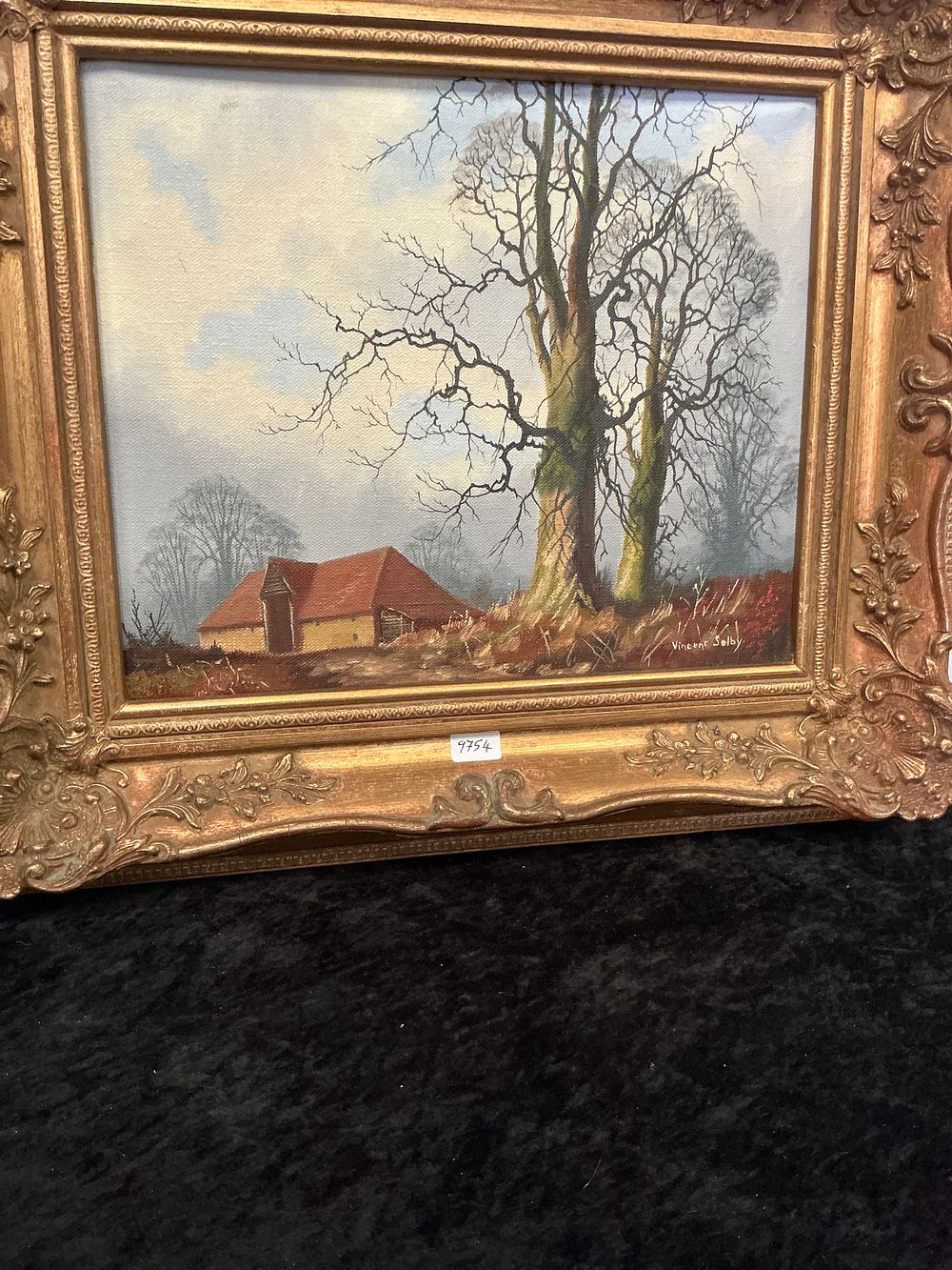 Lot 93: Vincent Selby (1919-2004), Winter Landscape, Acrylic on Canvas