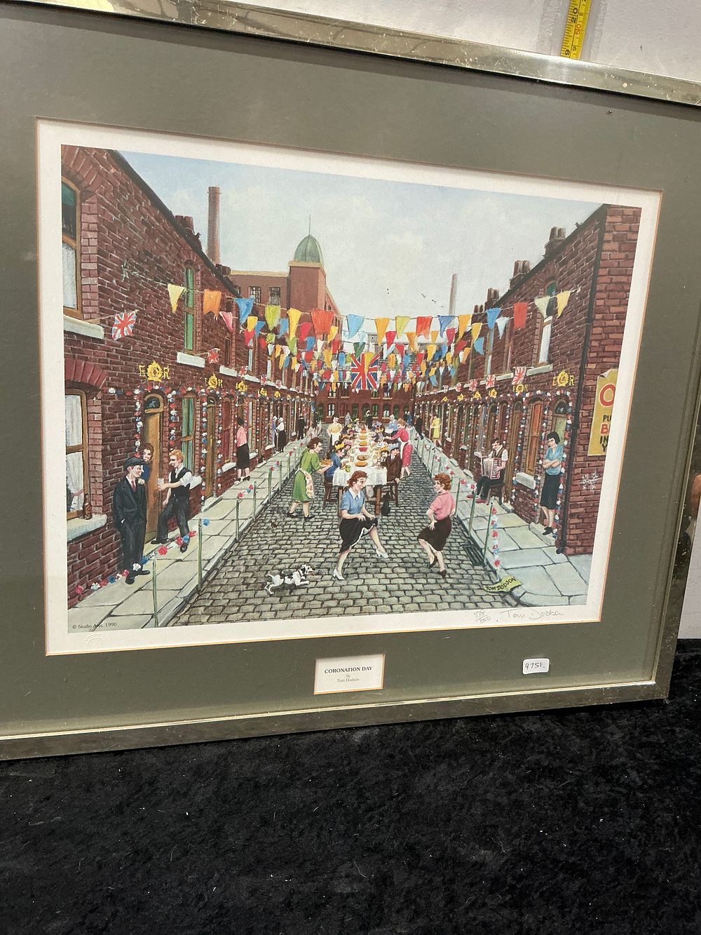 Lot 157: Tom Dodson (1910-1991), Signed Limited Edition Colour Print, Coronation Day