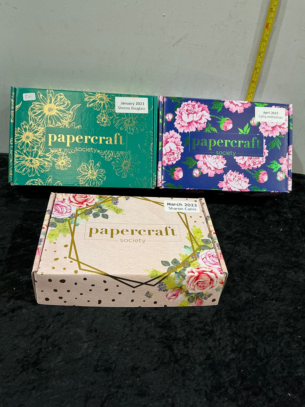 Lot 181: A Trio of Papercraft Society Subscription Boxes, 2023