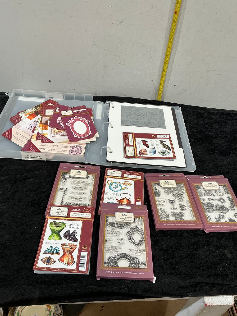 Lot 182: A Collection of Downton Abbey Licensed Crafting Stamps and Dies by Crafter's Companion