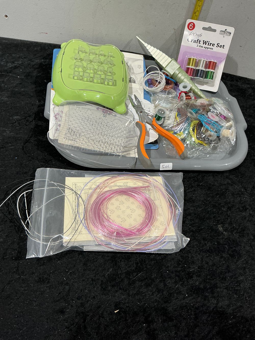 Lot 222: A Collection of Jewellery-Making and Wire Craft Tools and Materials