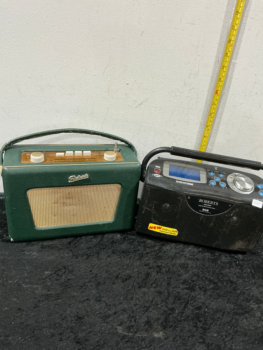 Lot 240: Two Roberts portable radios including a Stream 202 digital radio and a Revival series model