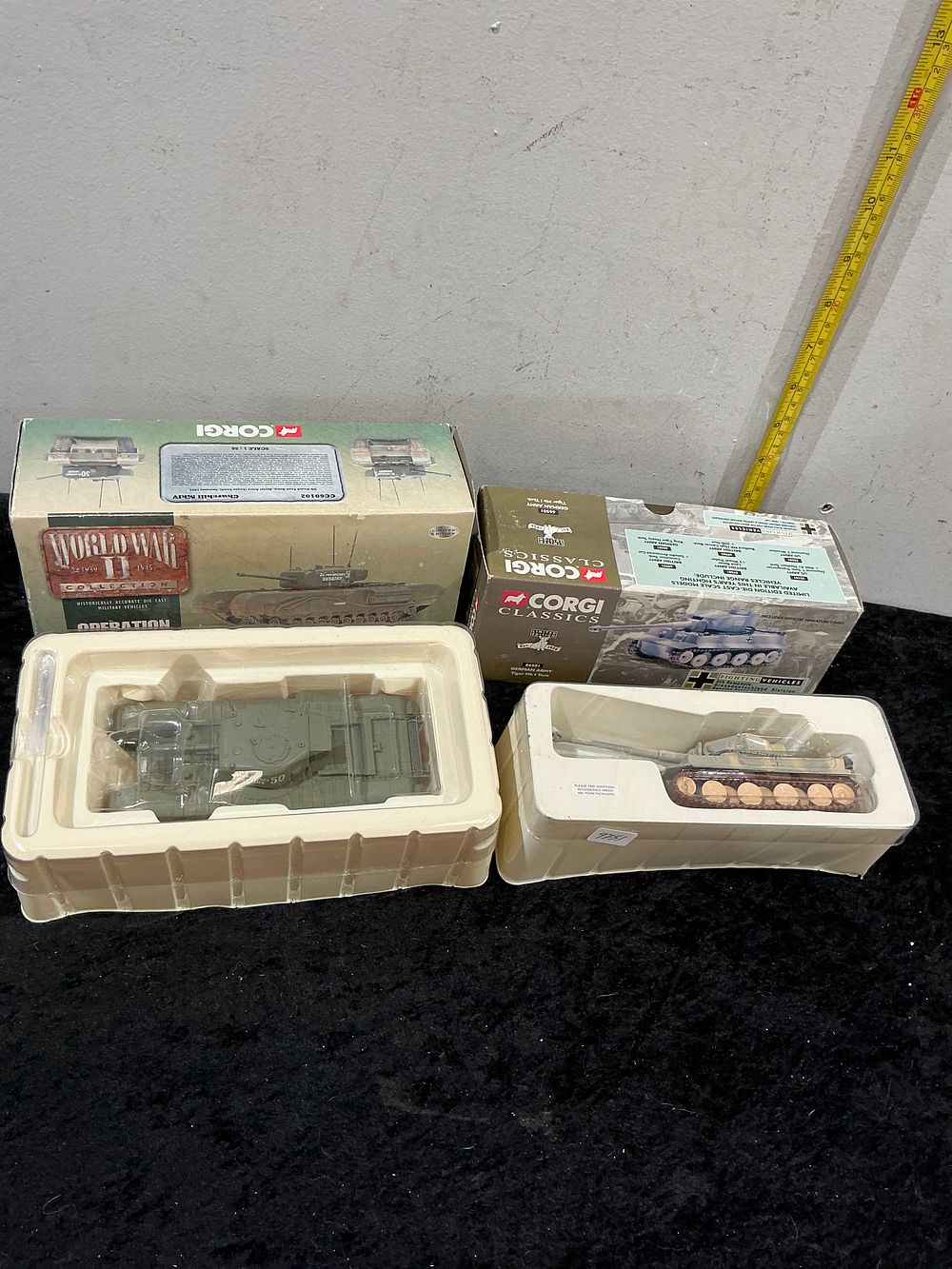 Lot 257: A Pair of Corgi 1:50 Scale Die-cast Model Military Tanks