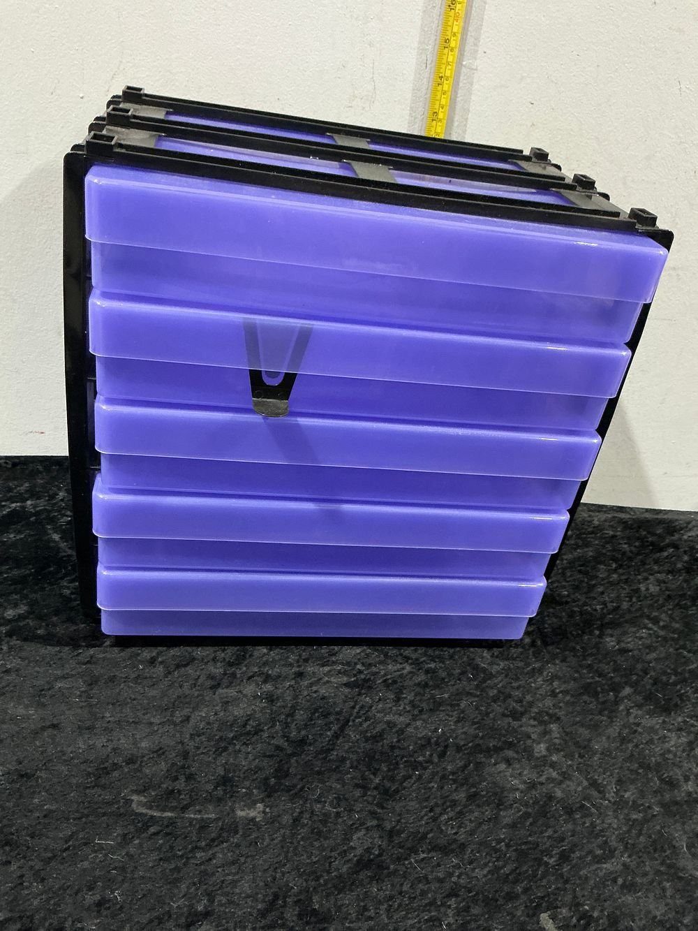 Lot 324: A Multi-Drawer Plastic Storage Organiser