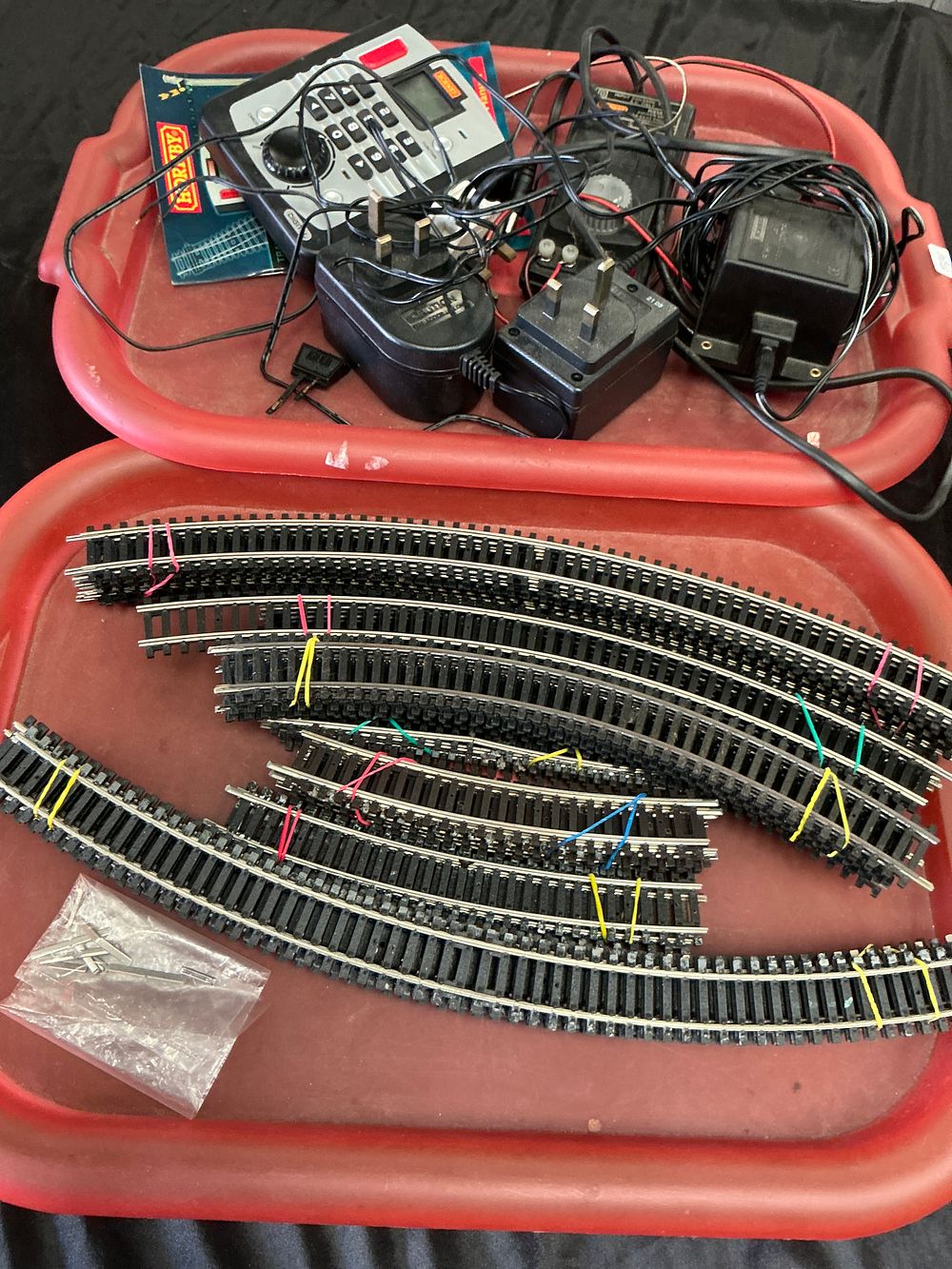 Lot 151: A Group of Hornby OO Gauge Digital Model Railway Equipment and Track
