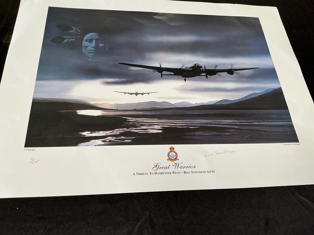 Lot 185: P.E. Holland, Great Warrior, Limited Edition Aviation Print Signed by Les Smithson