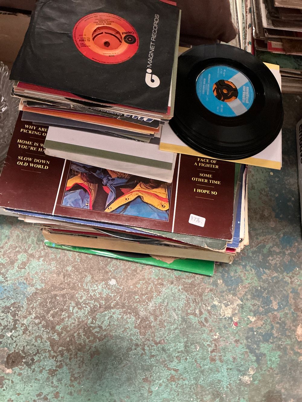 Lot 325: An Assortment of Vintage Vinyl Records including Willie Nelson and Peter Sarstedt