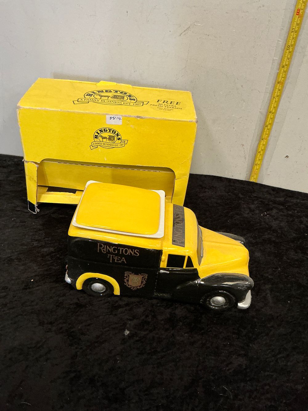 Lot 334: A Ringtons Tea Ceramic Novelty Delivery Van Storage Jar with Original Box