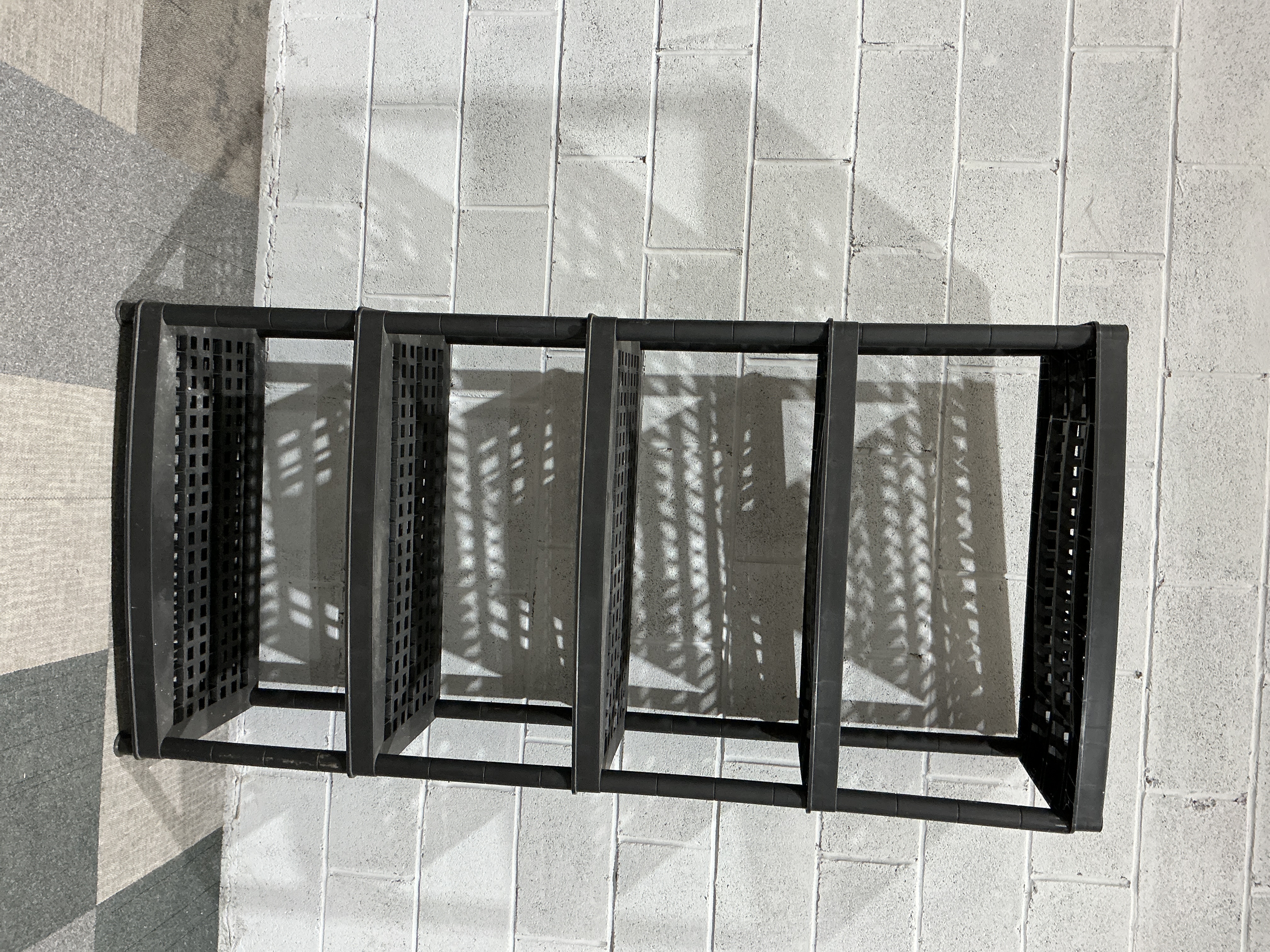 Oskar Five-Tier Ventilated Plastic Utility Shelving Unit
