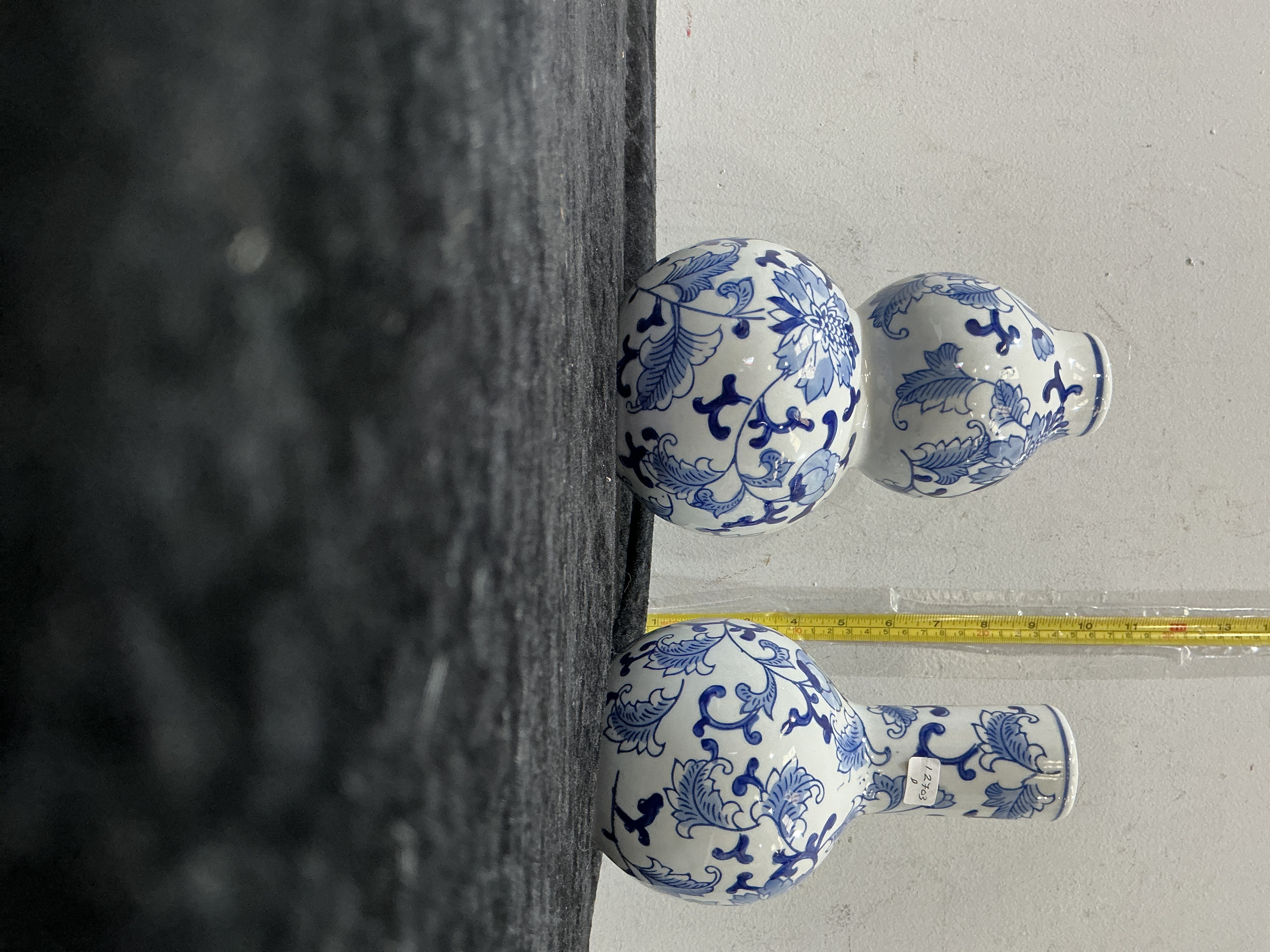 A Pair of &klevering Amsterdam Blue and White Ceramic Vases