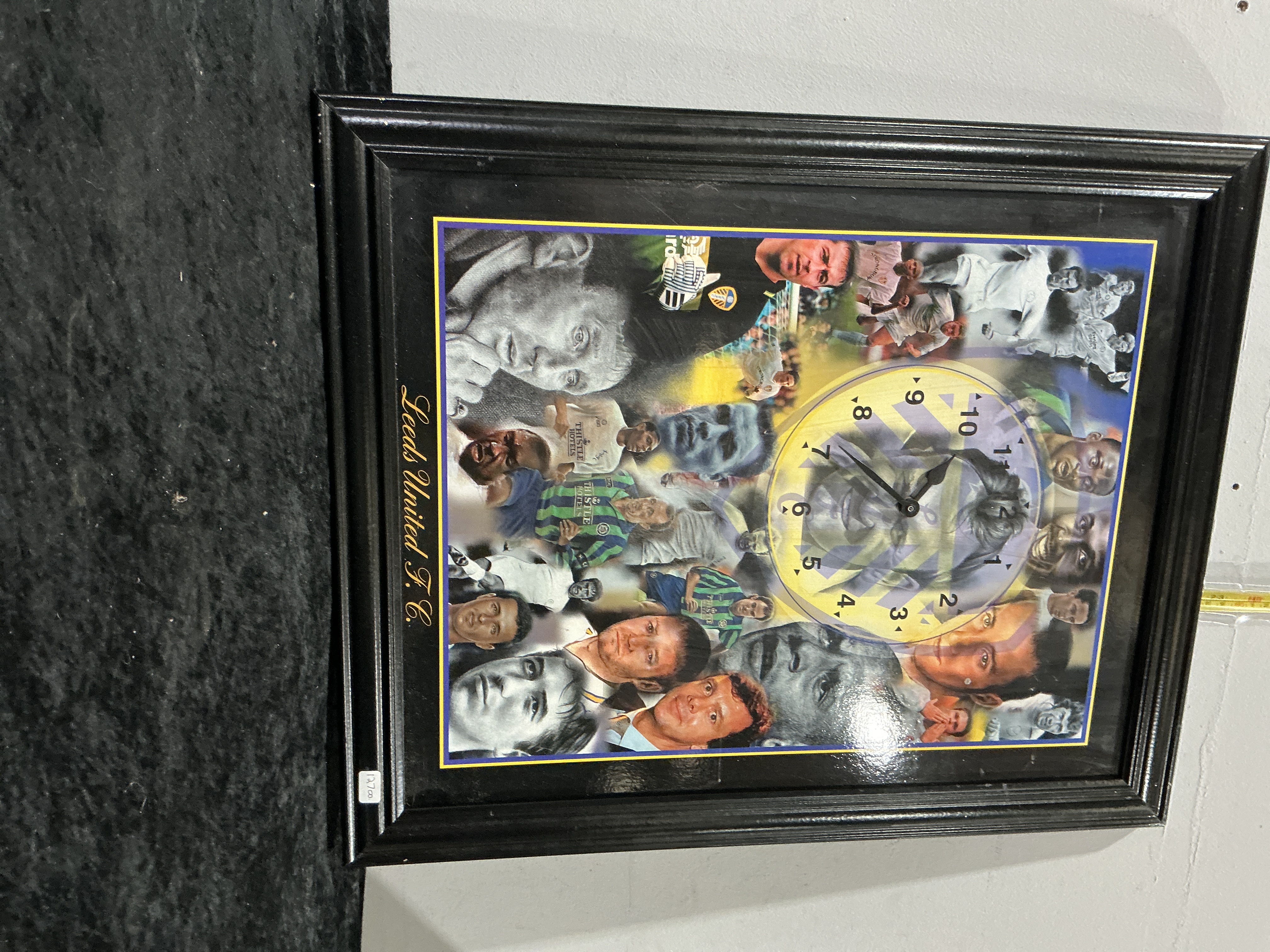 Leeds United Football Club Framed Photo Montage Wall Clock
