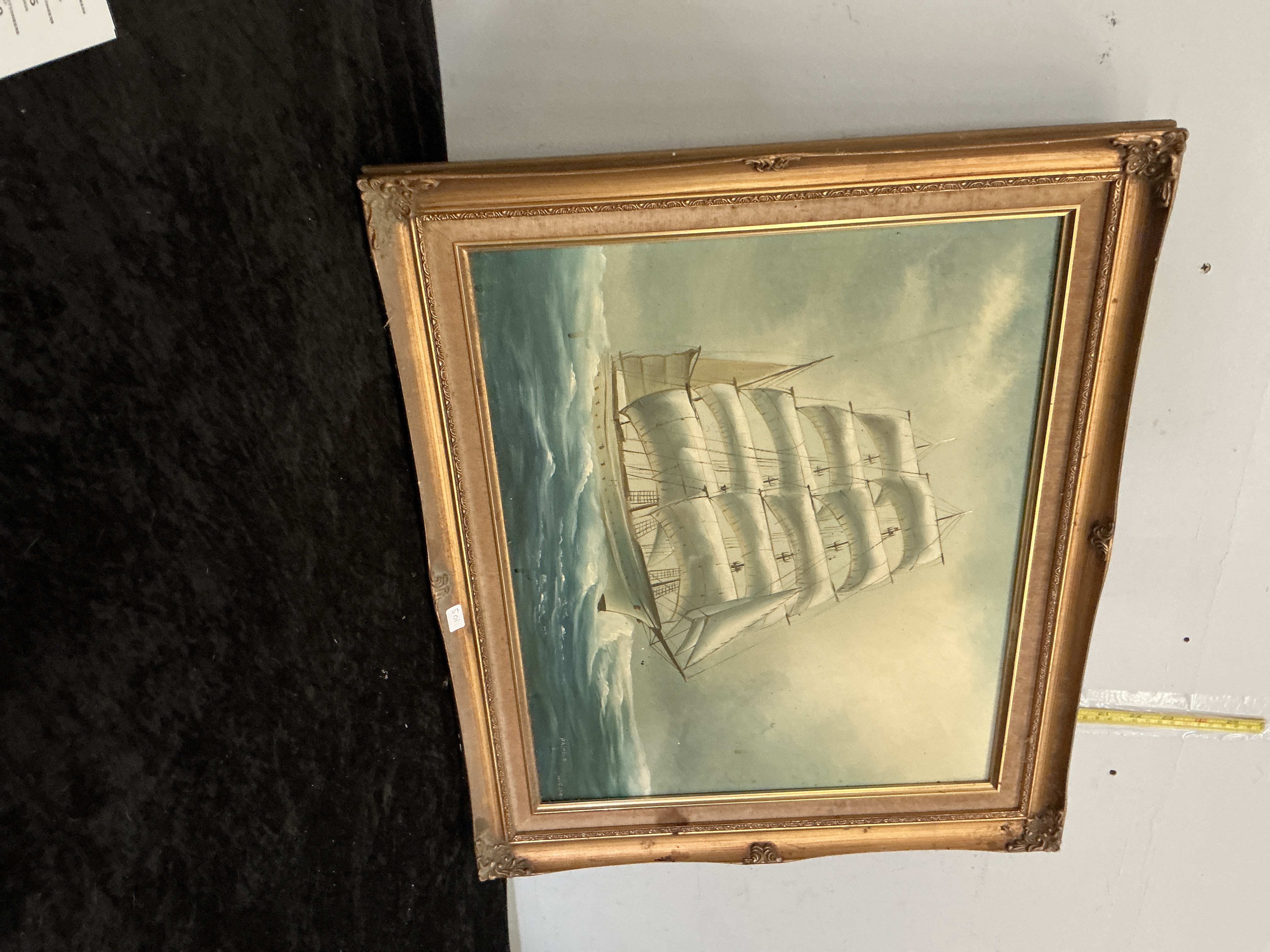 Rachel Palmer, A Maritime Study of a Clipper Ship Under Full Sail