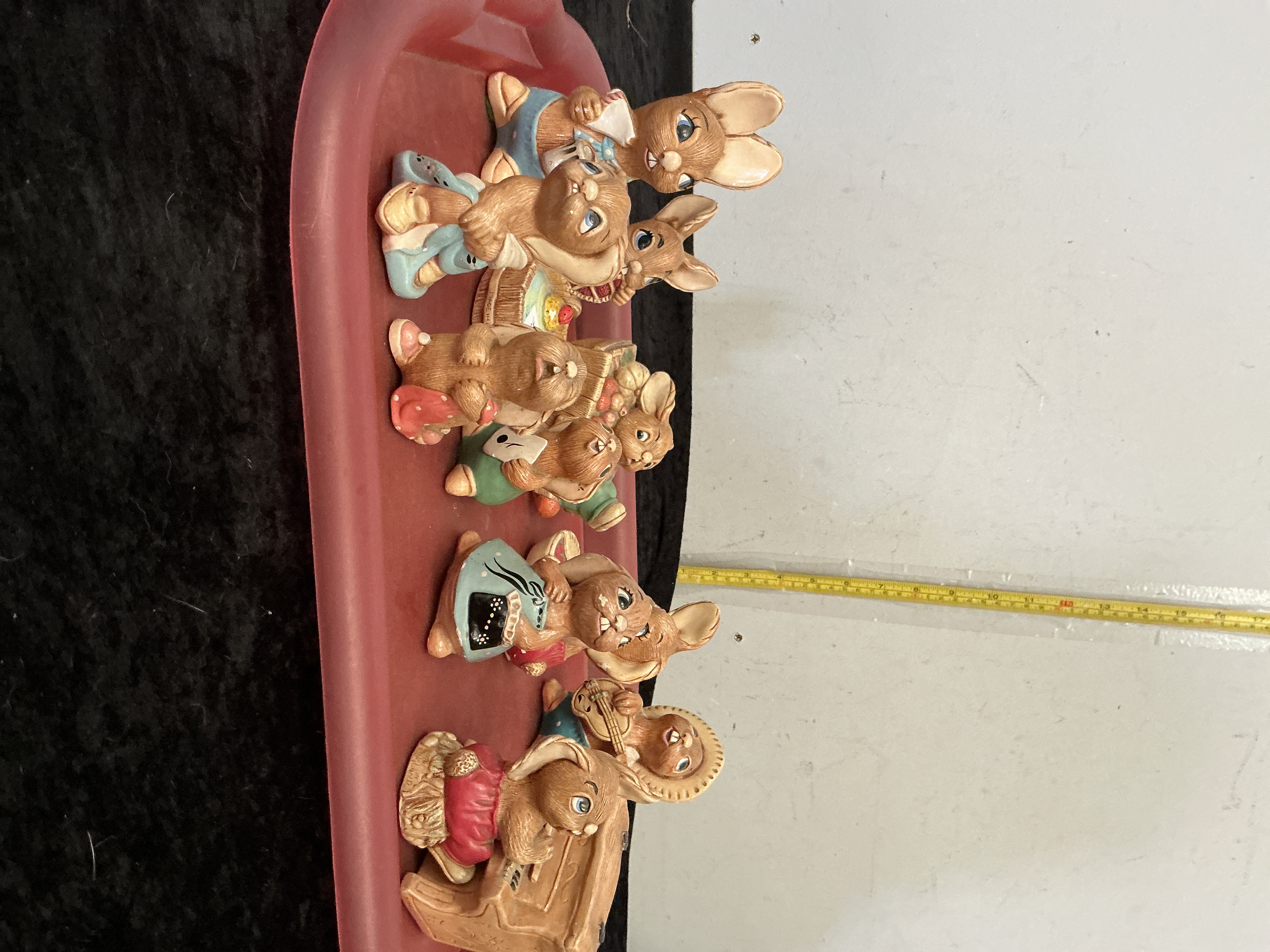 A Collection of Pendelfin Hand-painted Stoneware Rabbit Figurines