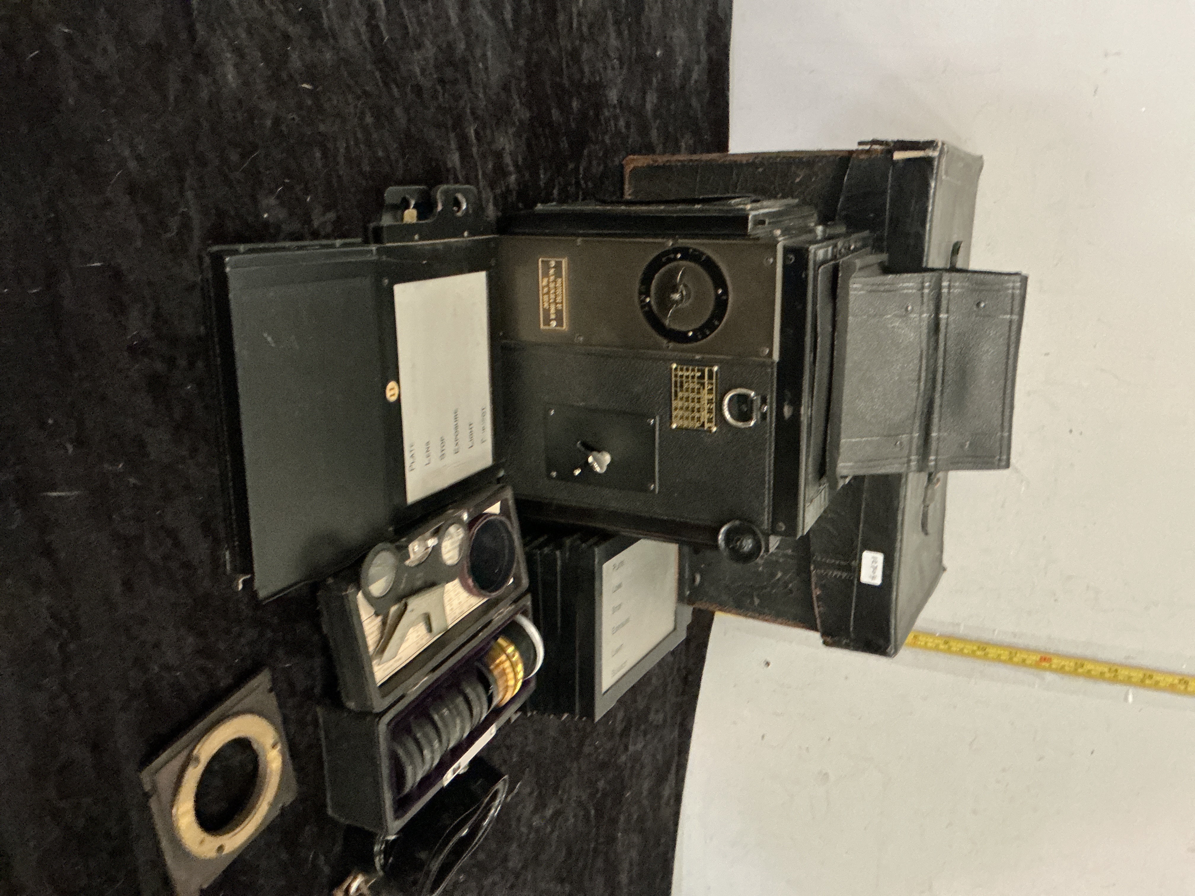 A Thornton-Pickard Duplex Ruby Reflex Large Format SLR Camera Set
