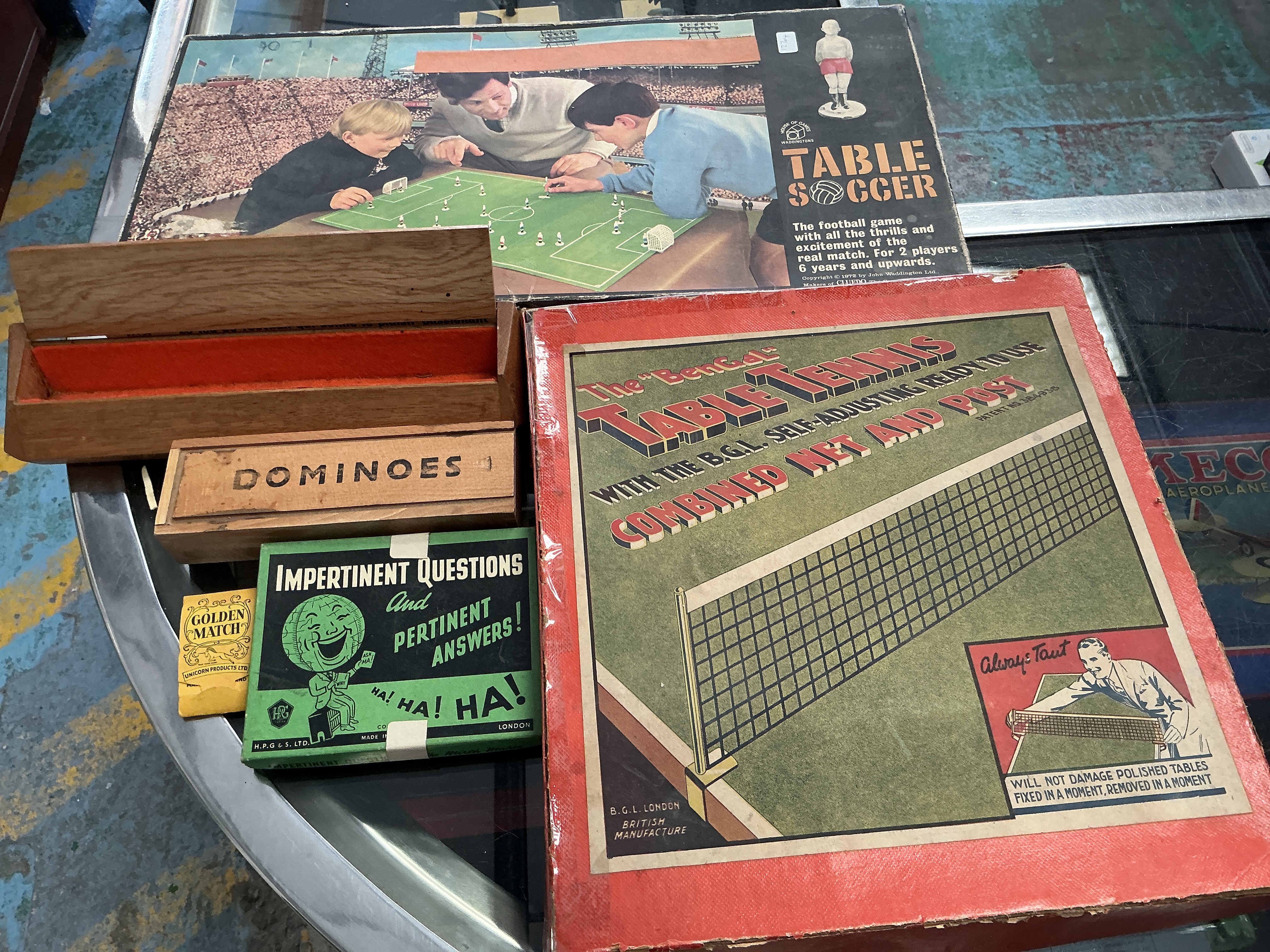 A Collection of Vintage British Tabletop Games and Social Activities including Waddingtons and B.G.L. London