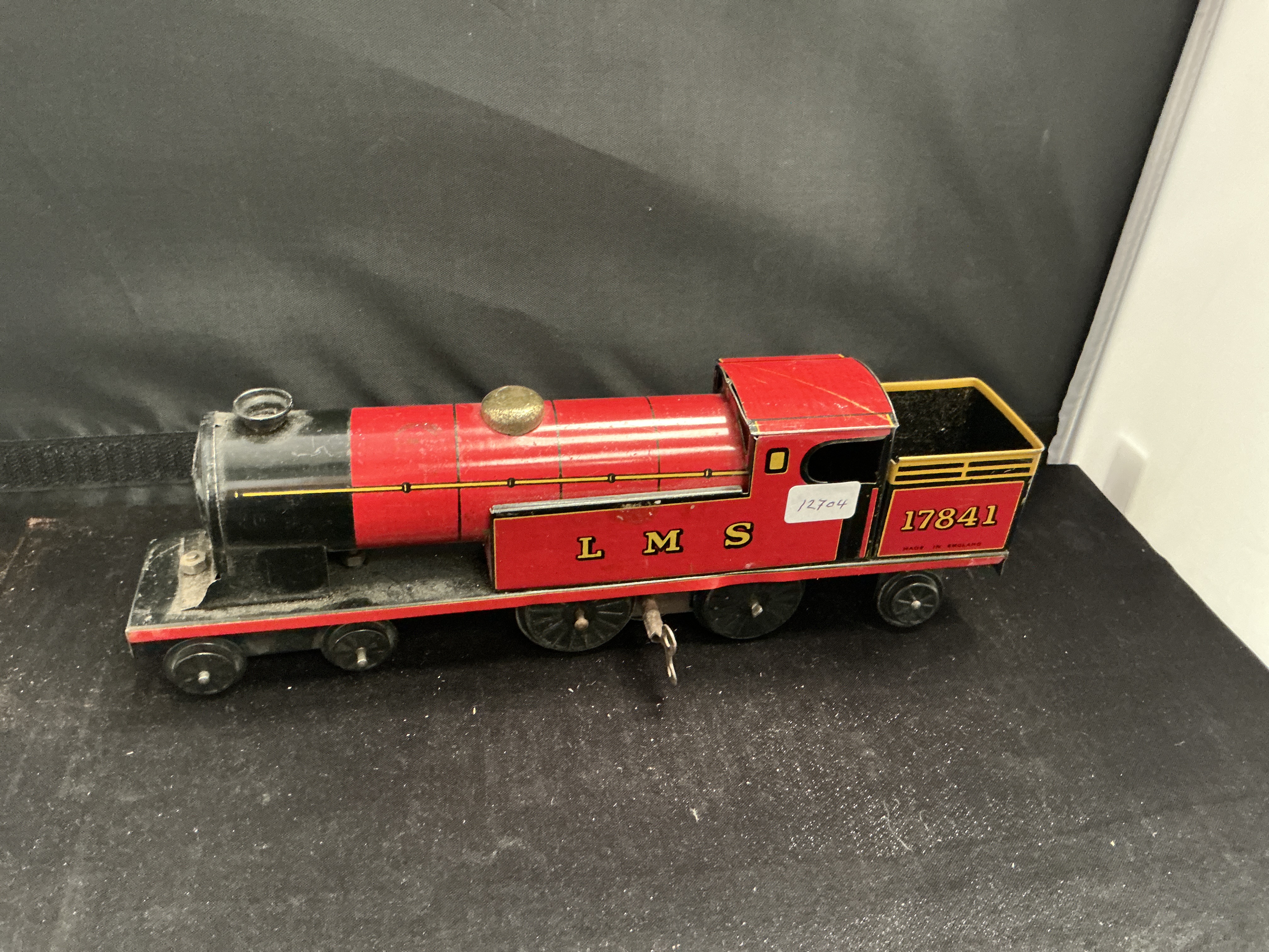 Chad Valley O Gauge Clockwork Tinplate LMS Tank Locomotive 17841