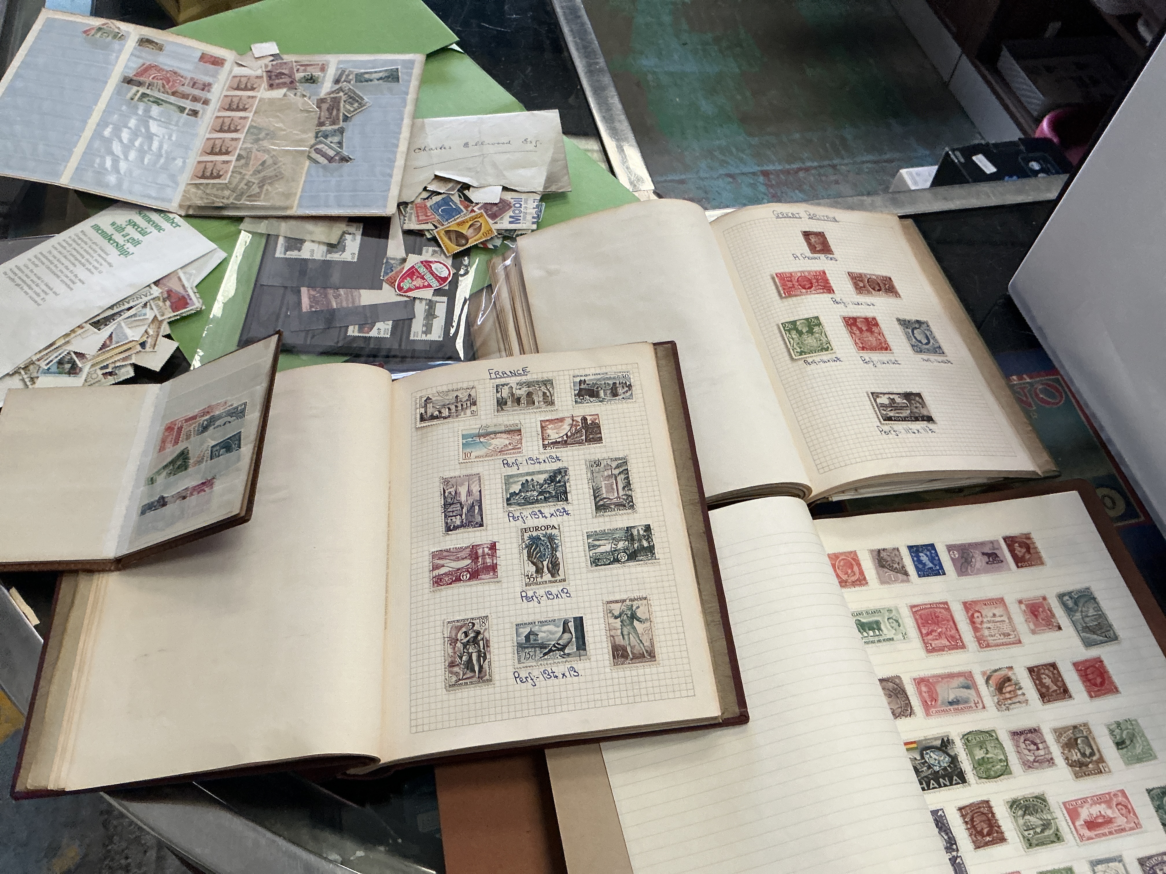 UK, FR, and British Commonwealth Stamp Collection, Victorian to QEII