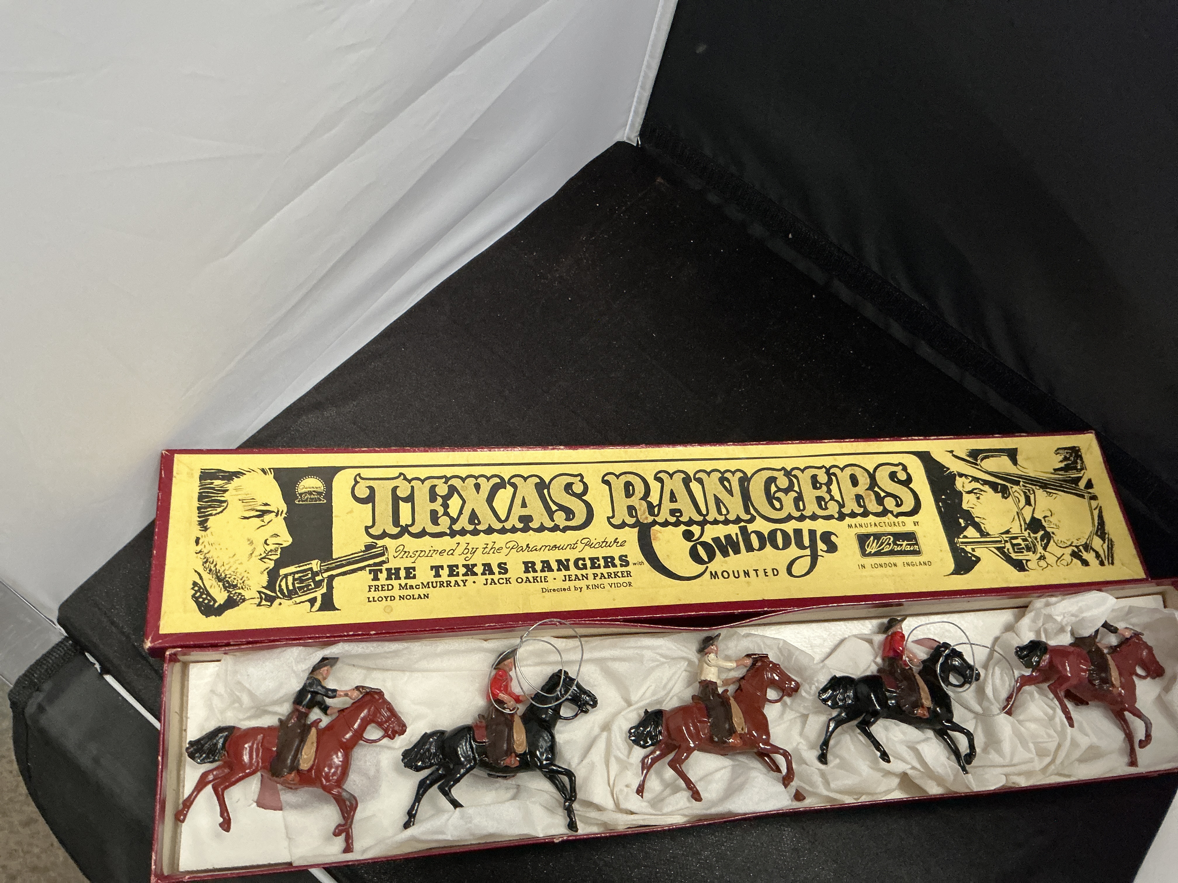 W. Britain The Texas Rangers Mounted Cowboys Set