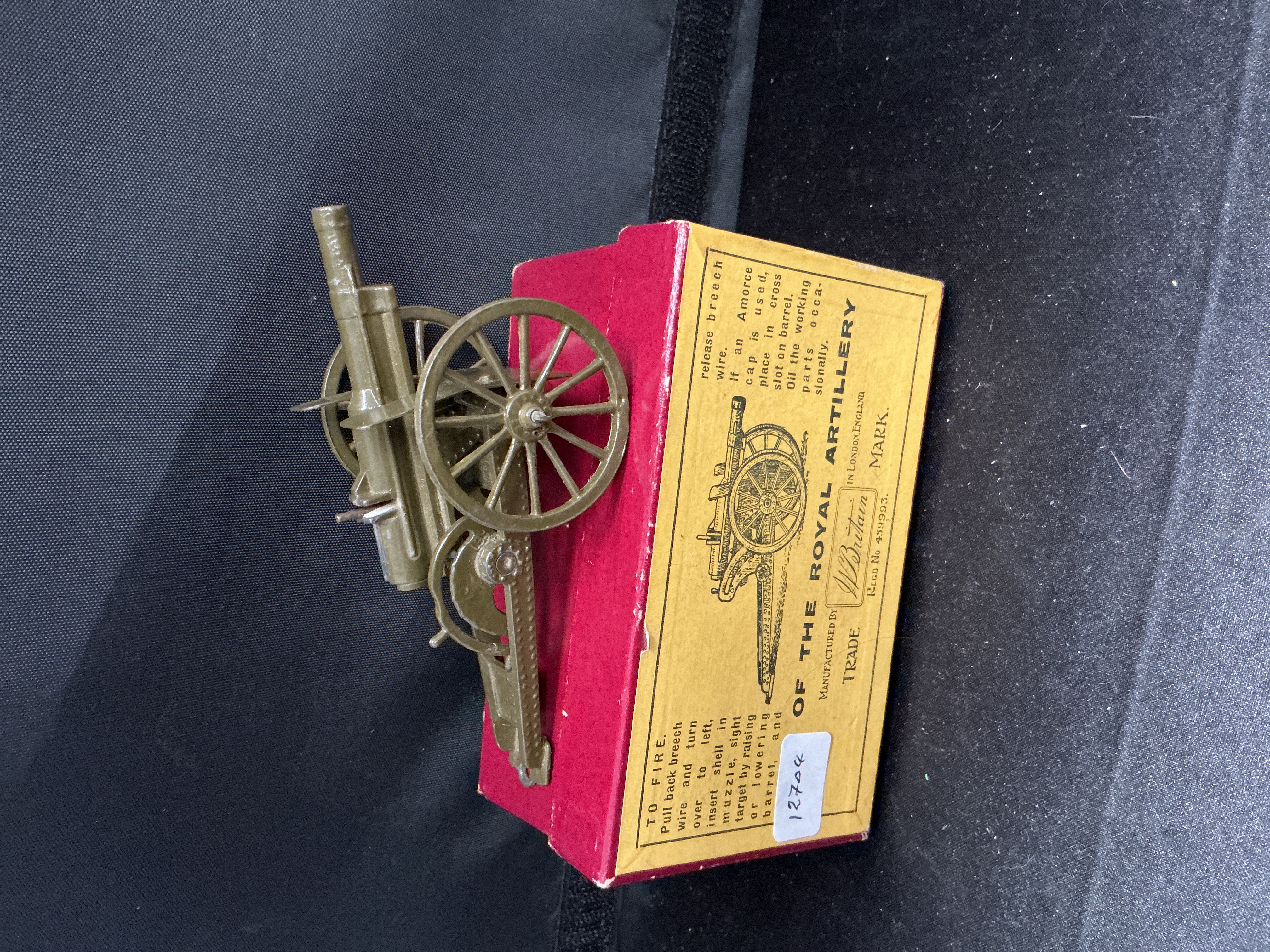 W. Britain Royal Artillery Gun with Original Box