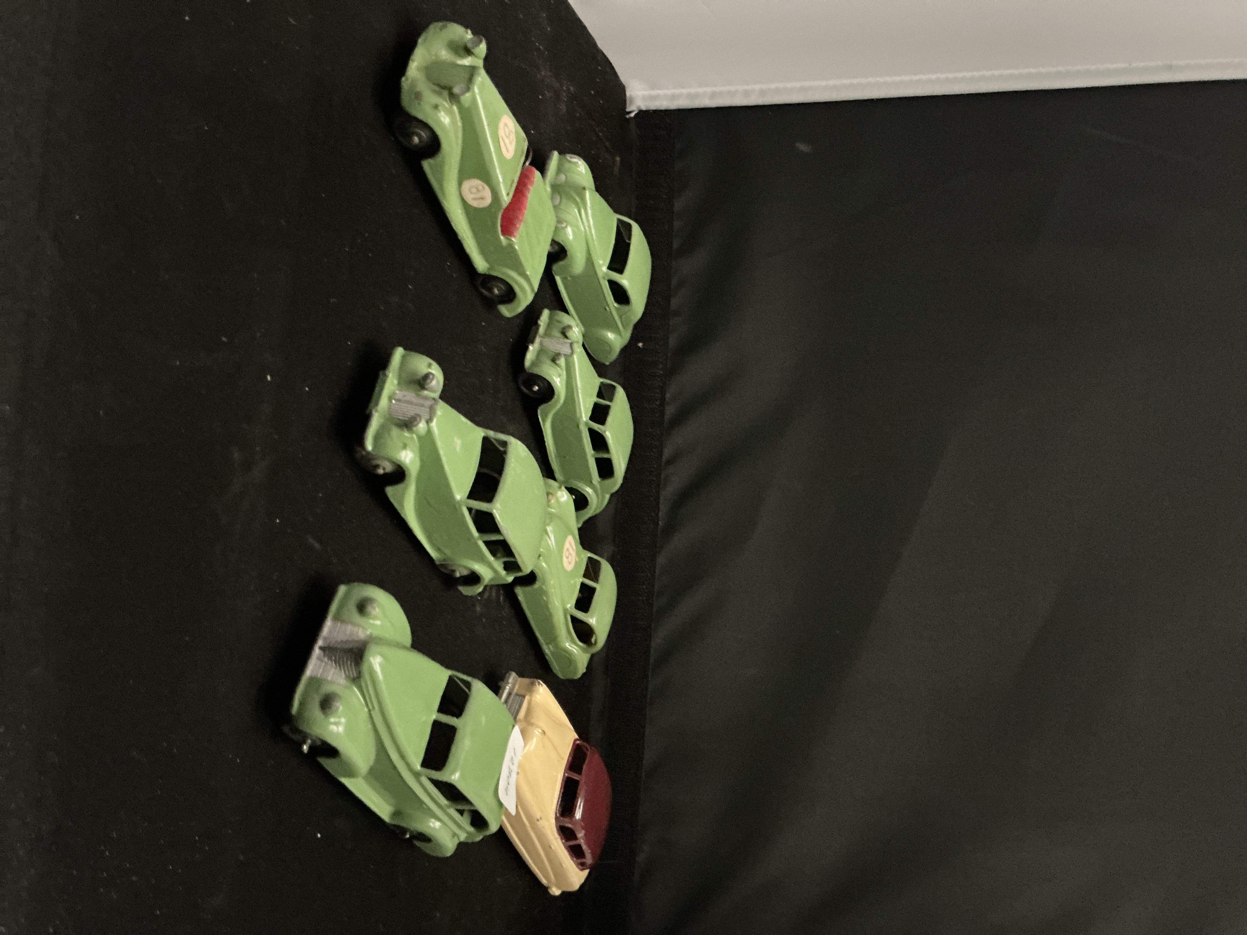 A Collection of Seven Dinky Toys Die-cast Model Cars by Meccano Ltd