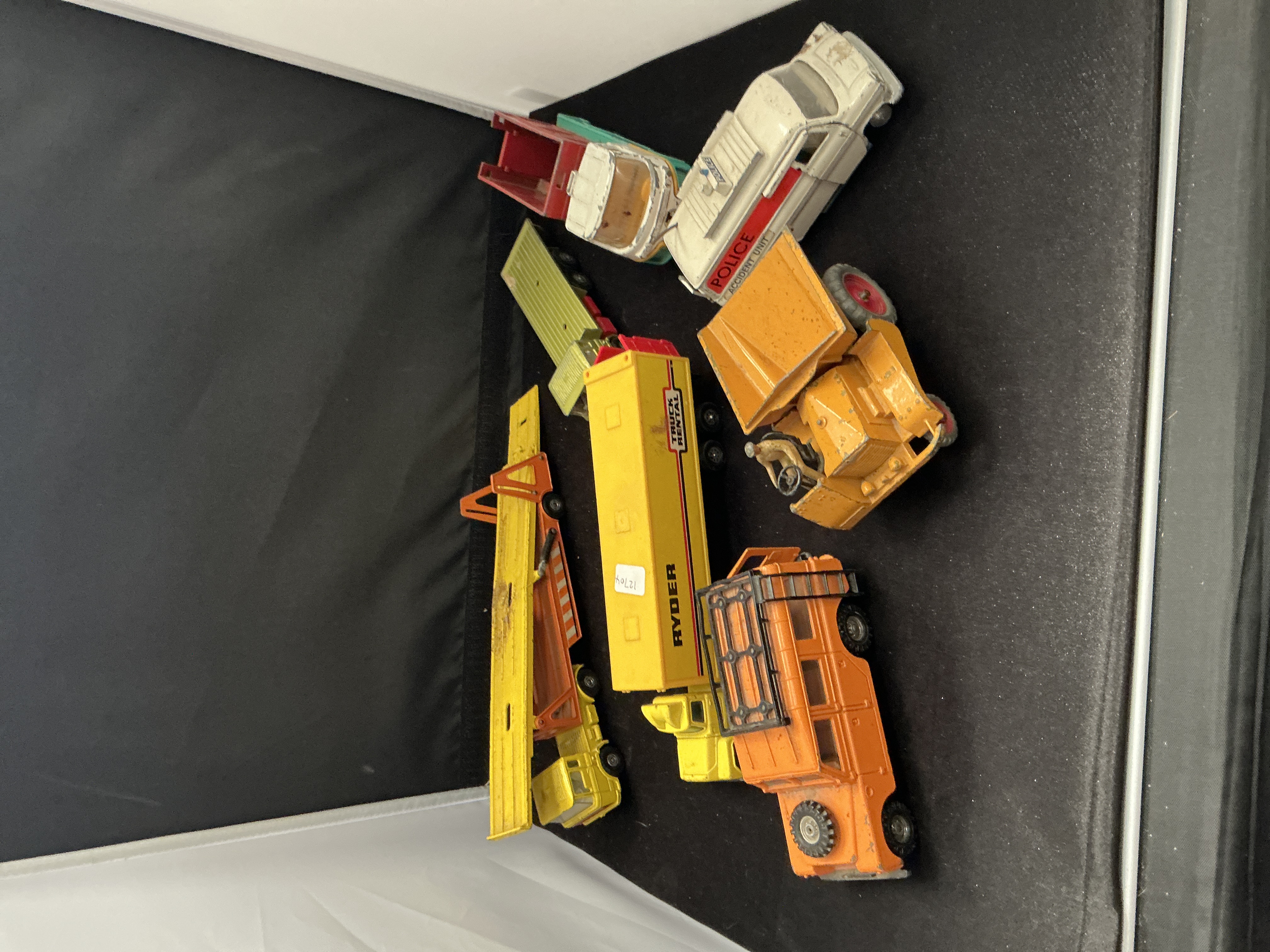 A Collection of Vintage Corgi Toys and Matchbox Vehicles